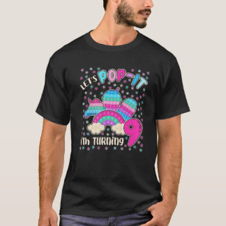 Laten we Pop-Het is 9 voor 9 jaar oude meisjes Uni T-shirt