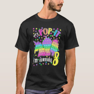 Laten we Poppen dat ik 8 kleurrijke 8th Birthday G T-shirt
