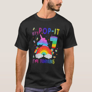 Laten we Poppen Het is 7 kleurrijke 7e verjaardag T-shirt