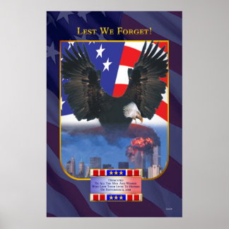LATEN WE POSTER VERGETEN