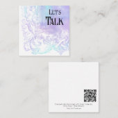 *~* Laten we praten AP63 Relatie Flat Note Kaart Notitiekaartje (Voorkant / Achterkant)