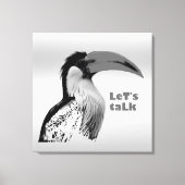 Laten we praten canvas afdruk (Voorkant)