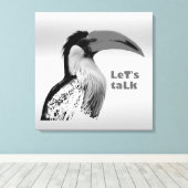 Laten we praten canvas afdruk (Insitu (Houten vloer))