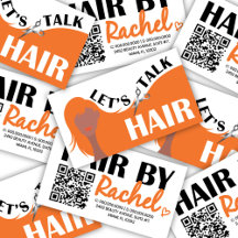 Laten we praten Hair Oranje Model Hair Salon QR Co