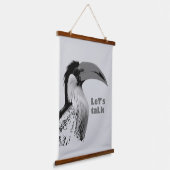 Laten we praten hangend wandkleed (Gebogen)