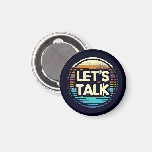 Laten we praten magneet (Voorkant / Achterkant)