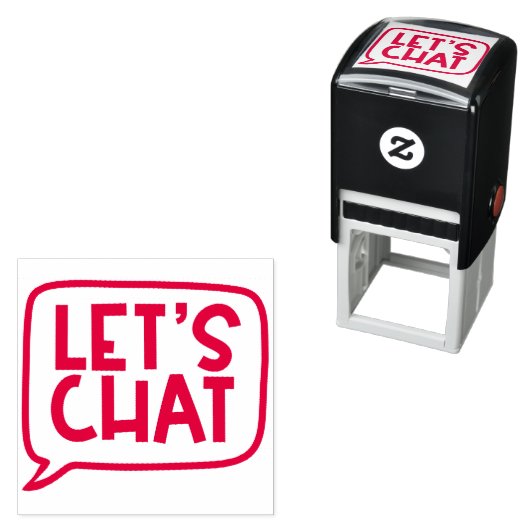 Laten we praten met Teacher Stamp Zelfinktende Stempel (In situ)