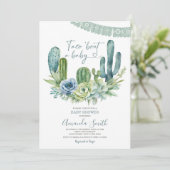 Laten we praten over een Baby groen cactus Baby sh Kaart (Staand voorkant)