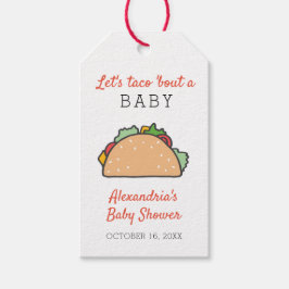 Laten we praten over een Baby shower Mexicaanse Fi Cadeaulabel