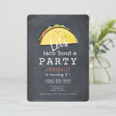 Laten we praten over een feestkrijtbord Fiesta Ver Kaart (Staand voorkant)