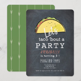 Laten we praten over een feestkrijtbord Fiesta Ver Kaart