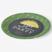 Laten we praten over een feestkrijtbord Fiesta Ver Papieren Bordje (Gekanteld)