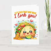 Laten we praten over hoeveel ik van je hou grappig kaart (Voorkant)