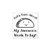 Laten we praten over mijn Geweldige werk vandaag S Rubberstempel (Afrduk)