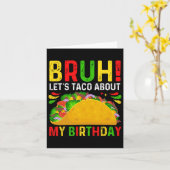 Laten we praten over mijn verjaardag-cinco de Mayo Kaart (Gele Bloem)