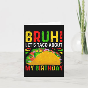 Laten we praten over mijn verjaardag-cinco de Mayo Kaart