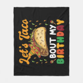 Laten we praten over mijn verjaardagscinco de Mayo Fleece Deken (Voorkant)