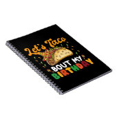 Laten we praten over mijn verjaardagscinco de Mayo Notitieboek (Rechterzijde)