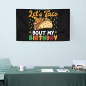 Laten we praten over mijn verjaardagscinco de Mayo Spandoek (Beurs)