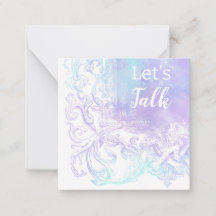 *~* Laten we praten Relatie AP63 Flat Note Kaart