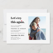 Laten we proberen deze bruiloft opnieuw wijzigen v kaart (Voorkant)