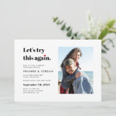 Laten we proberen deze bruiloft opnieuw wijzigen v kaart (Staand voorkant)