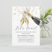 Laten we proosten op de uitnodiging voor het nieuw (Staand voorkant)