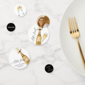 Laten we proosten op het verlovingsfeest  confetti (Groep)