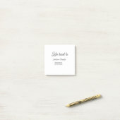 Laten we proosten op verlovingsfeest naam datum el post-it® notes (Op bureau)