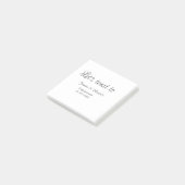 Laten we proosten op verlovingsfeest naam datum el post-it® notes (Schuin)
