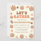 Laten we Pumpkin Friendsgiving verzamelen Kaart (Voorkant)