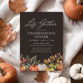 Laten we Pumpkin Thanksgiving Diner Verzamelen Kaart