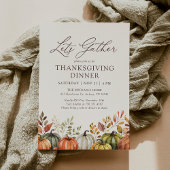 Laten we Pumpkin Thanksgiving Diner Verzamelen Kaart
