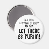 laten we purim zien magneet (Voorkant / Achterkant)