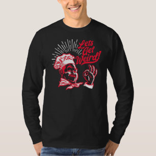 Laten we raar worden! Funny  Pizza Box Man Festi T-shirt
