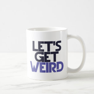 Laten we raar worden koffiemok