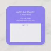 Laten we Rainbow Playdate Mmammie Calling Card afs Contactkaartje (Achterkant)