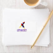 Laten we raketten etiket (Insitu)