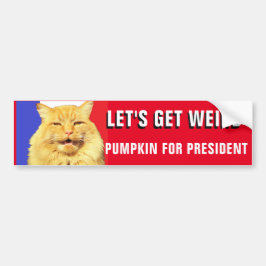 Laten we rare pompoen krijgen voor President 2020 Bumpersticker