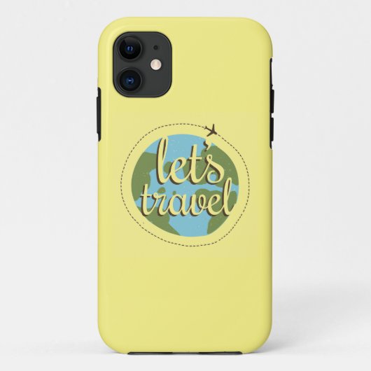 Laten we reizen Case-Mate iPhone case (Achterkant)