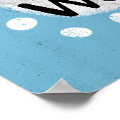 Laten we reizen De Wereld Poster Wall Art (Hoek)