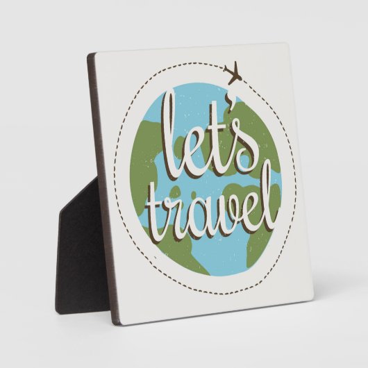 Laten we reizen fotoplaat (Voorkant)