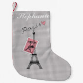 Laten we reizen naar de Parijse Eiffeltoren, Stamp Kleine Kerstsok (Voorkant)