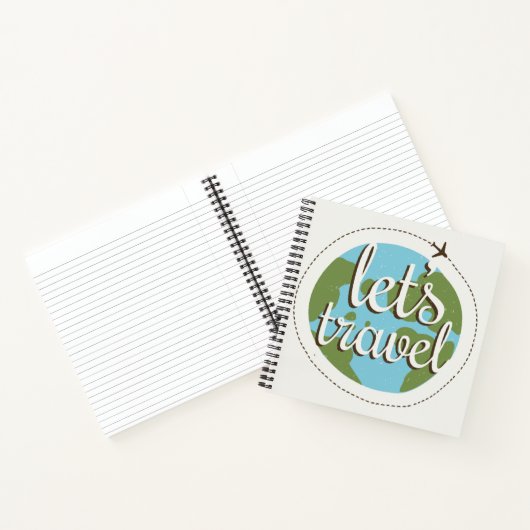 Laten we reizen notitieboek (Binnen)