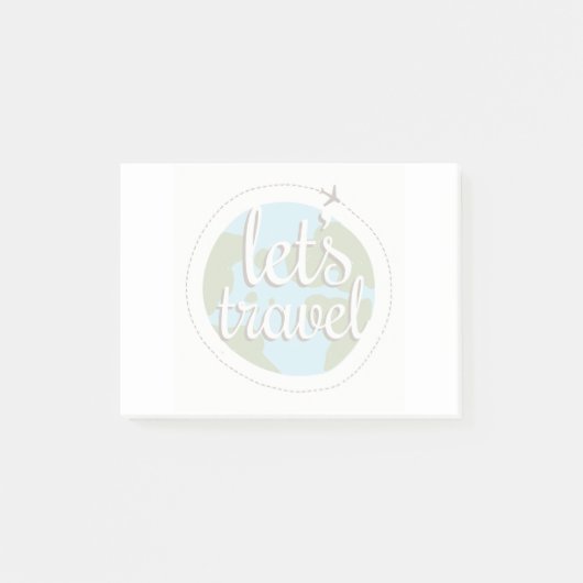 Laten we reizen post-it® notes (Voorkant)
