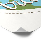 Laten we reizen poster (Hoek)