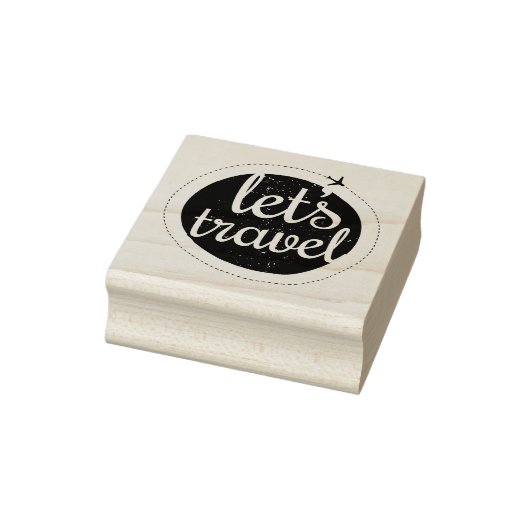 Laten we reizen rubberstempel (Stempel)