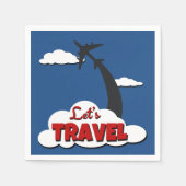 Laten we reizen servetten (Voorkant)