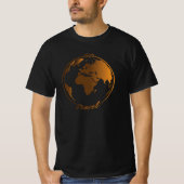 Laten we reizen | Travel Lover | WERELDKAART T-shirt (Voorkant)