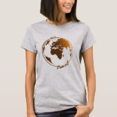 Laten we reizen | Travel Lover | WERELDKAART T-shirt (Voorkant)